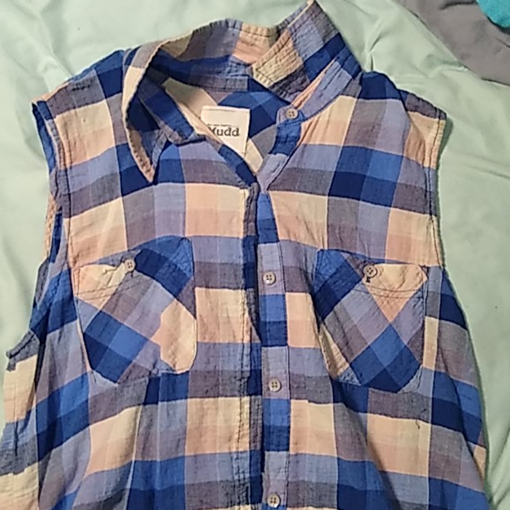 Cute plaid tank
